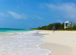 Beach on Grand Bahama Island